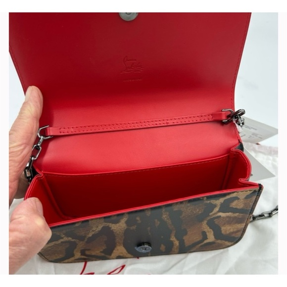 Christian Louboutin, Paloma Bengali, leather clutch/shoulder bag - Picture 5 of 9